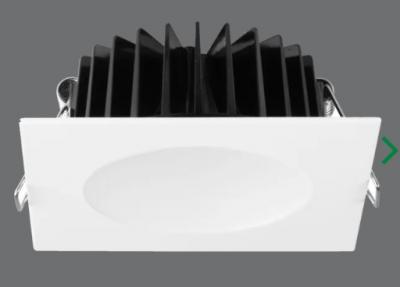 ECOGEM SQUARE LED D/L 10W IP44 3/4/6K DIM WHITE